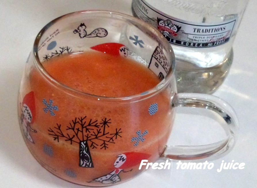 手作り♪フレッシュトマトジュースの画像