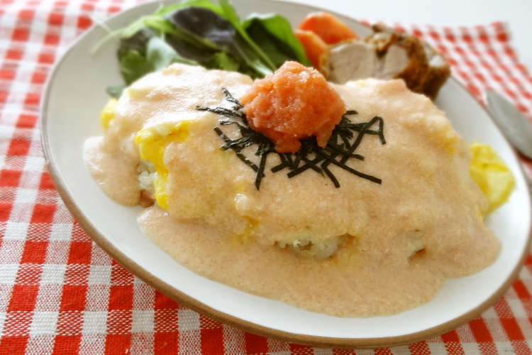 明太子クリームオムライス レシピ 作り方 By Tommy 0304 クックパッド