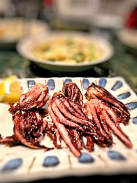トースターで☆スパイシーな☆ゲソ焼き