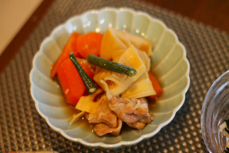 豚肉と筍の煮物 レシピ 作り方 By 山都すみれ クックパッド 簡単おいしいみんなのレシピが356万品