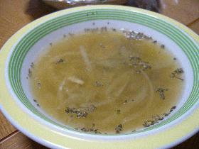 味噌汁が「オニオンスープ」にの画像