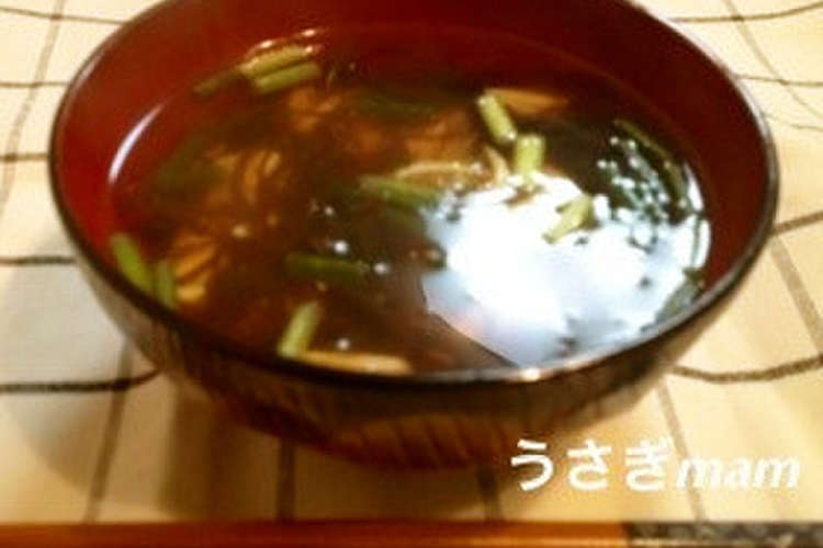 ダイエットに もずくスープ レシピ 作り方 By うさぎmam クックパッド