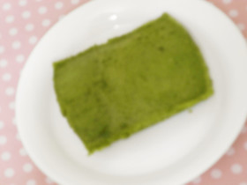 ルクエdeほんのり苦い抹茶のケーキ