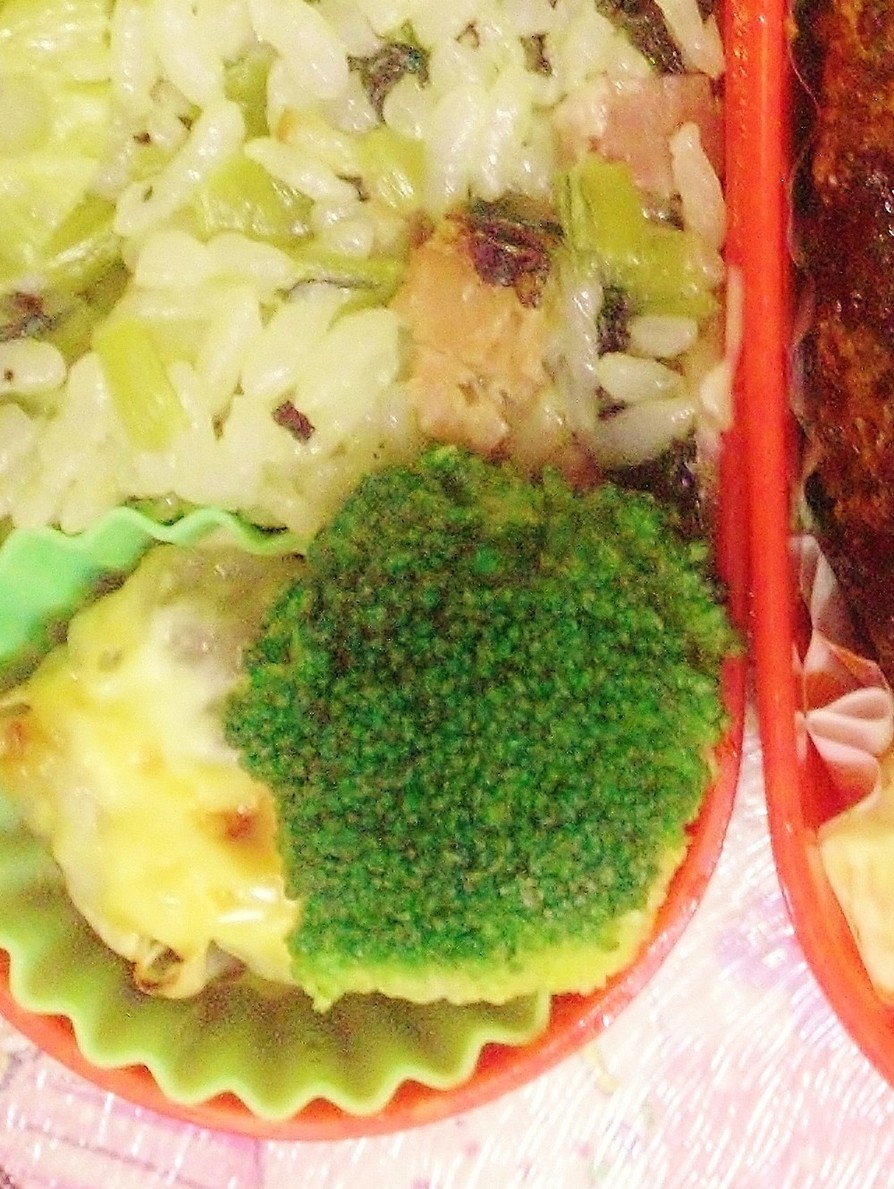 冷凍ブロッコリーの解凍方法 お弁当の画像