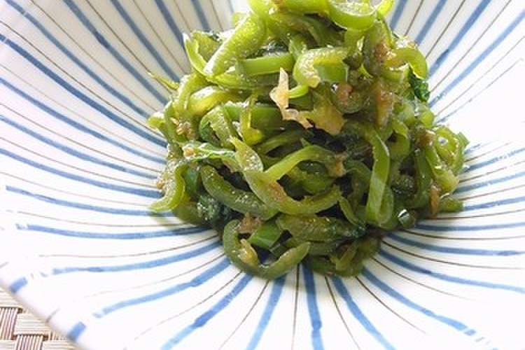 青じそ風味 ピーマンの常備菜 レシピ 作り方 By ラビー クックパッド 簡単おいしいみんなのレシピが349万品