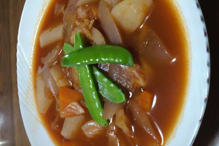 野菜だけでコク旨 ダイエットトマトスープ レシピ 作り方 By クックパッド