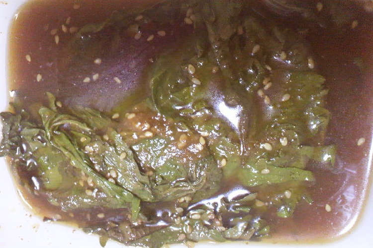 大葉の焼肉タレ漬け レシピ 作り方 By のあらギズモ クックパッド