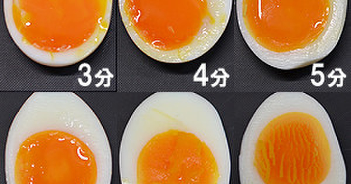 簡単半熟卵の作り方・固さは好みで3～8分 レシピ・作り方 by とんがりおむすび 【クックパッド】 簡単おいしいみんなのレシピが374万品