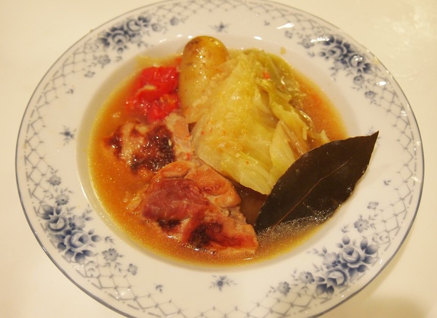 時短調理☆圧力鍋で塩麹まるごと野菜スープの画像