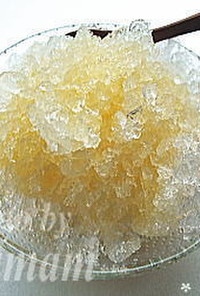 カルピスマンゴーのカキ氷
