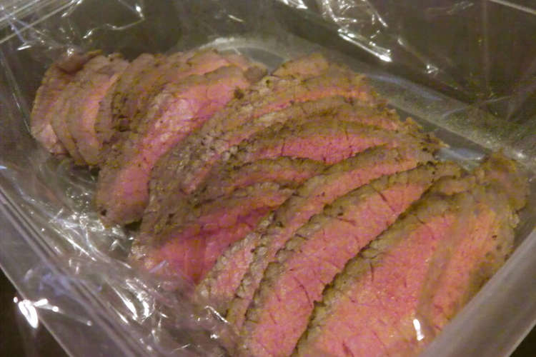 ローストビーフ 炊飯器 真空調理方法 レシピ 作り方 By はーたんのおっかさん クックパッド 簡単おいしいみんなのレシピが366万品