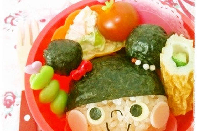 キャラ弁 お団子の女の子 おにぎり レシピ 作り方 By ぴんくまいまい クックパッド 簡単おいしいみんなのレシピが357万品