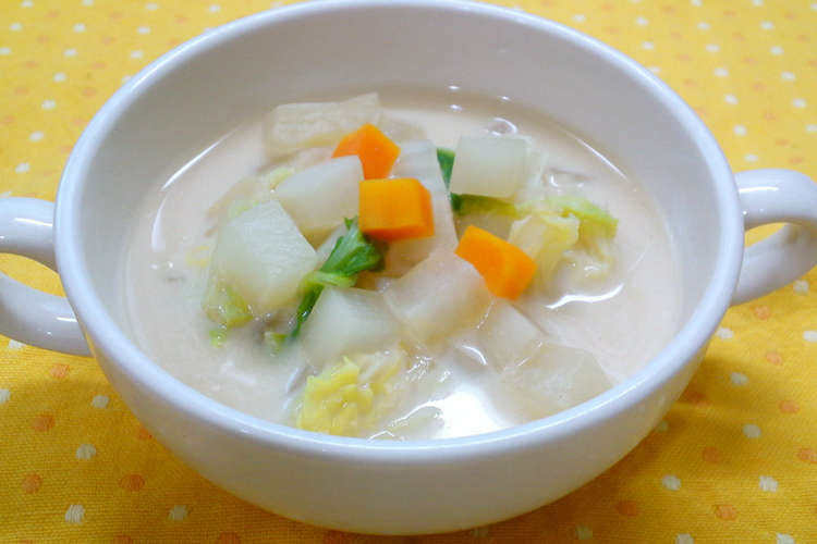豆乳 De ヘルシー野菜スープ レシピ 作り方 By なるありママ クックパッド