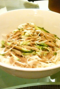 芝麻醤素麺