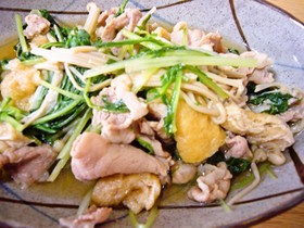 水菜の煮びたし