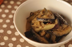 ***ナスの味噌炒め***