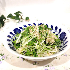 ❀焼きえのきと水菜のサラダ❀