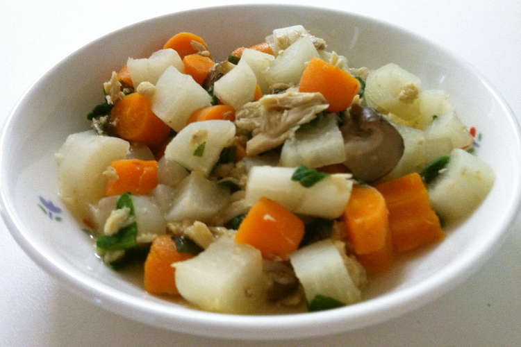 離乳食後期 コロコロ野菜とツナの煮物 レシピ 作り方 By Sophea クックパッド 簡単おいしいみんなのレシピが354万品