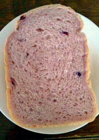 HB早焼きで紫芋食パン