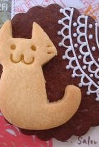 プレゼントに！ネコのアイシングクッキー