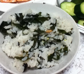 長さんのワカメ混ぜごはん その2
