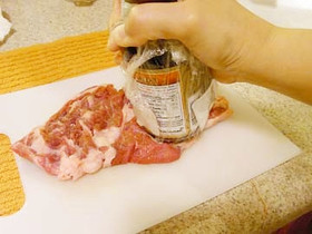 やわらかいよ☆ステーキ肉の叩き方(^^)