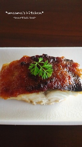お弁当に☆簡単すぎる♪塩鯖の味噌焼き
