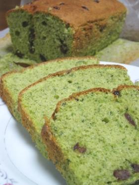 よもぎの蒸しケーキ