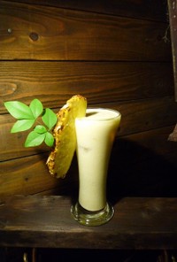 パイナップルジュース　京都カフェ