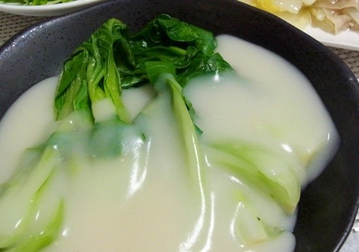 中華街で食べた味☆青梗菜のクリーム煮☆の画像