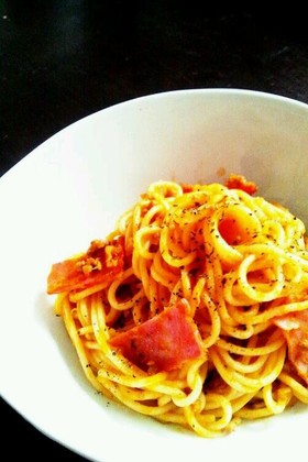 リメイク♡カボチャのクリームパスタ♪