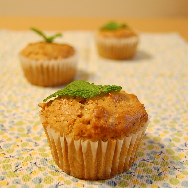 ヘルシーなアップルマフィンのレシピ