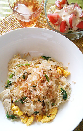 美味アレンジ!簡単そうめんチャンプル〜