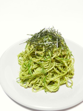和風ジェノベーゼ*大葉の冷製スパゲティ♪