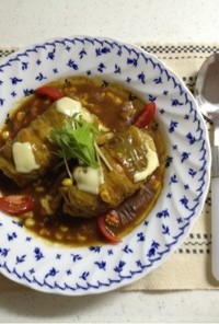 なんちゃって！ロールキャベツ☆カレー味