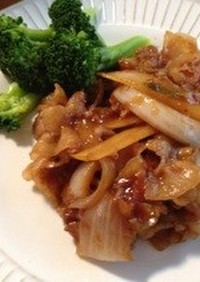 ご飯がすすむ♫豚味噌生姜焼き