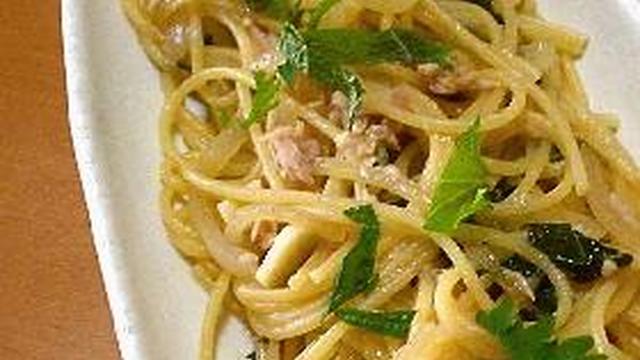 ツナと大葉のガーリックぱすた レシピ 作り方 By くっちゃる クックパッド 簡単おいしいみんなのレシピが351万品