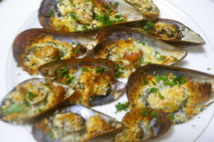 ワインにビールに ムール貝のパン粉焼き レシピ 作り方 By やっちーさん クックパッド