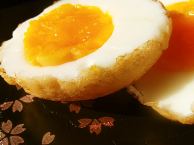 低糖質＊ゆで卵の素揚げの写真