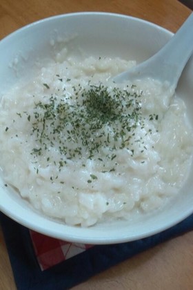 ホッとする*◦ミルク粥(´▽`)