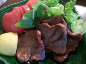 魚焼きグリルde さっぱり★牛タン塩焼き