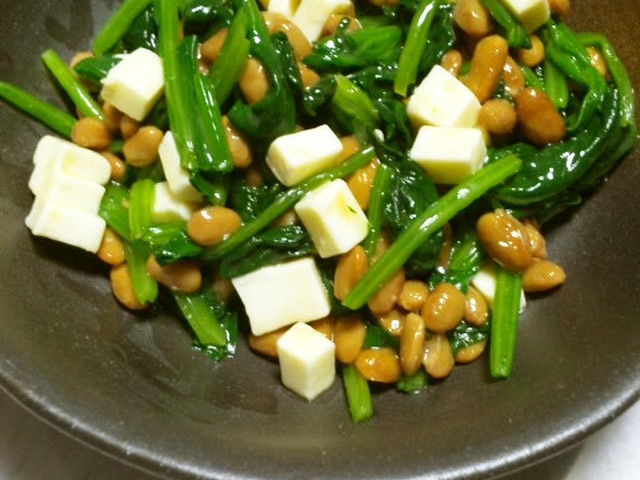 給食の味 ほうれん草の納豆和え レシピ 作り方 By 葉月成海 クックパッド 簡単おいしいみんなのレシピが360万品