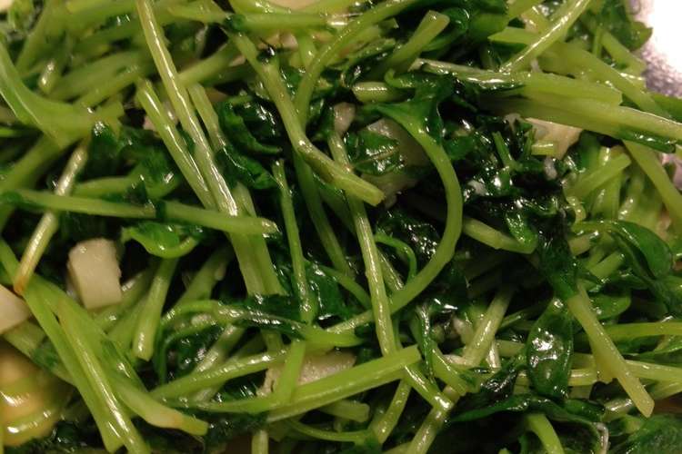 にんにくガッツリ 塩麹で豆苗炒め レシピ 作り方 By おぐにゃんこ クックパッド 簡単おいしいみんなのレシピが350万品