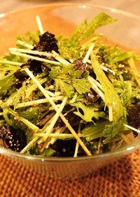 韓国風★春菊と水菜のサラダ