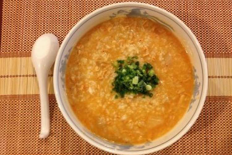 豚キムチ粥 レシピ 作り方 By 空飛ぶおやた クックパッド