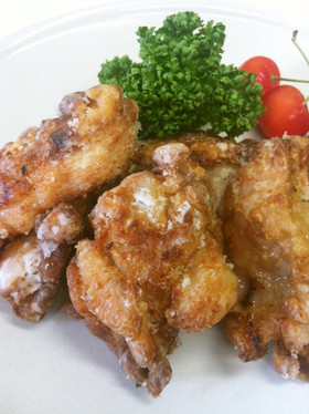 【片栗粉+小麦粉】でカラッと唐揚げ
