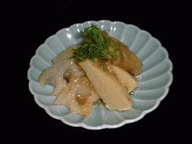 梅干レシピ...鶏と根菜の梅マリネ