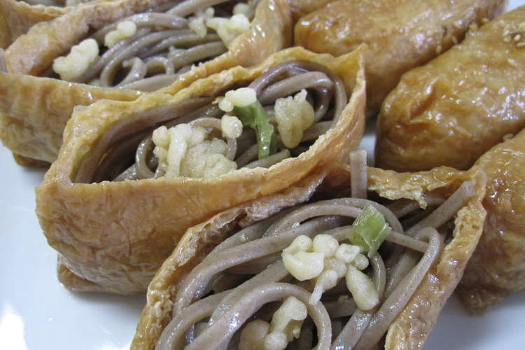 おいなりさん 中はお蕎麦 そばいなり レシピ 作り方 By こたママ クックパッド 簡単おいしいみんなのレシピが352万品
