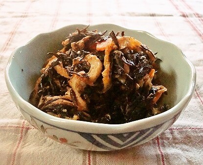 我が家のひじき煮　ツナ&ケチャップ入り～