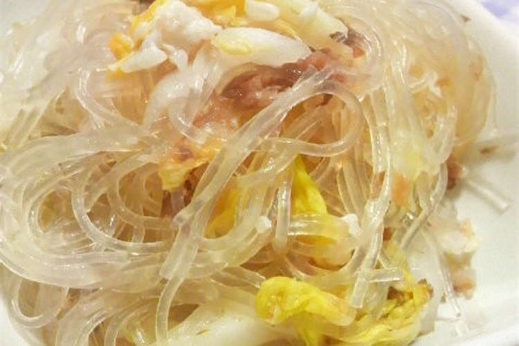 レンジだけ 旨味たっぷり白菜春雨の塩麹煮 レシピ 作り方 By ゆ ひ クックパッド 簡単おいしいみんなのレシピが352万品